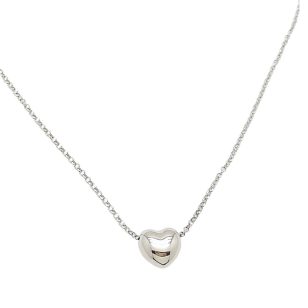 Silver heart necklace