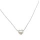 Silver heart necklace