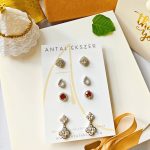 Diva silver earrings set