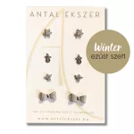 Winter ezüst fülbevaló szett