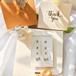 Winter silver earrings set