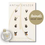 Animal ezüst fülbevaló szett