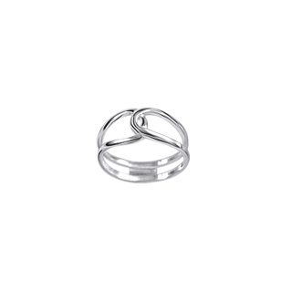 Silver clip ring
