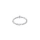 Minimalist silver bead ring