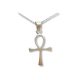 Egyptian Ankh cross silver pendant