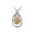 Scarab beetle silver pendant