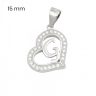Silver pendant with the letter G