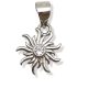 Radiant Sun Silver Pendant