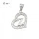 Silver pendant with the letter Z