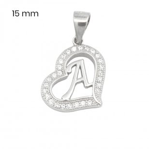 Silver pendant The letter