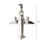 Ezüst repülő medál 2 cm