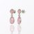 Rose Quartz drop earrings
