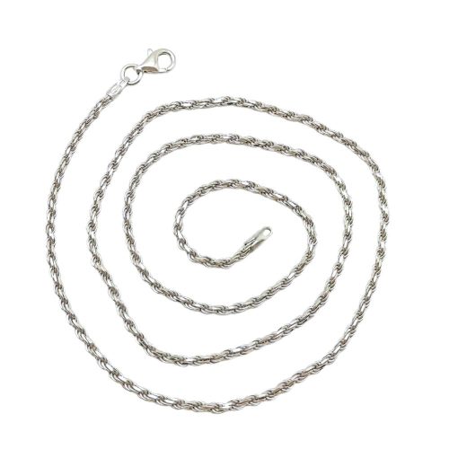 Silver Welsh chain, 45 cm