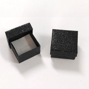 Small black jewelry box