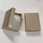 Medium-sized gold-colored jewelry box