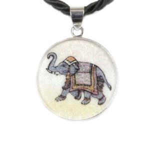 Artgems elephant pendant