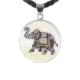 Artgems elephant pendant