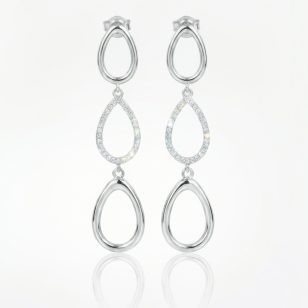 Elegant dangling drop earrings