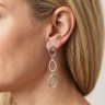 Elegant dangling drop earrings