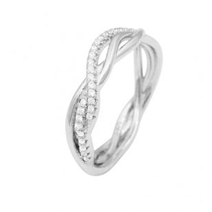 Infinite Wave Silver Ring
