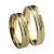 45001-AS Madrid yellow gold wedding band