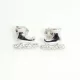 Ezüst jégkorcsolya fülbevaló