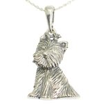 Silver pendant Cairn Terrier