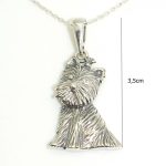 Silver pendant Cairn Terrier