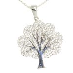 Silver tree of life pendant