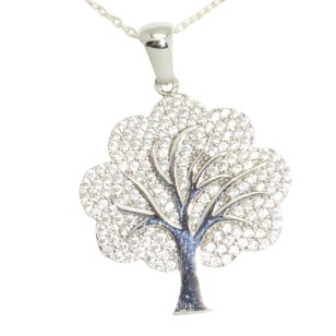 Silver tree of life pendant