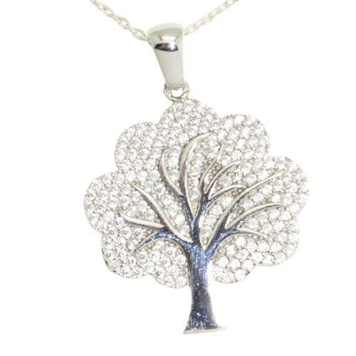 Silver tree of life pendant