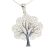 Silver tree of life pendant