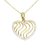 On the Wave of Love Gold Pendant