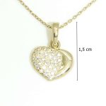 Shining Heart Gold Pendant
