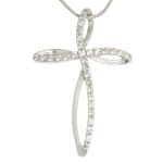 Pure Faith white gold pendant