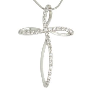 Pure Faith white gold pendant