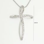 Pure Faith white gold pendant