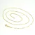 Singapore gold chain, thicker, 45 cm