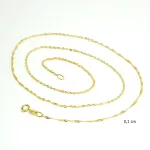 Singapore gold chain, thicker, 45 cm