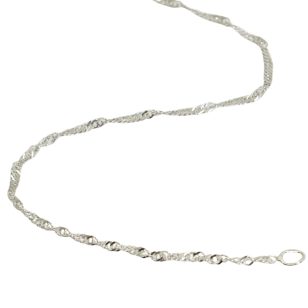 Silver Singapore chain 50 cm