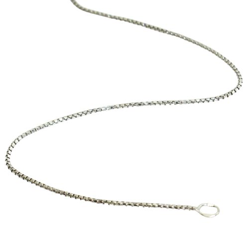 Silver Venetian snake chain, thinner, 45 cm