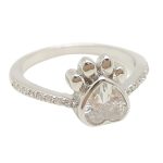 Silver Paw Ring