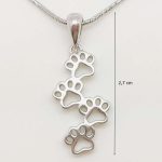 Paw Print Silver Pendant