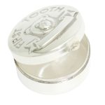 Baby gift: Silver first tooth box with engravable surface
