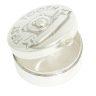 Baby gift: Silver first tooth box with engravable surface