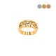 Yellow gold ring with vine pattern