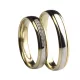 A40404-SF Venice yellow and white gold wedding band