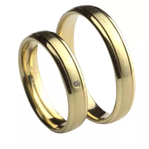 A40418-S Sydney yellow gold wedding band