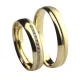 A40420-S Palermo yellow gold wedding band