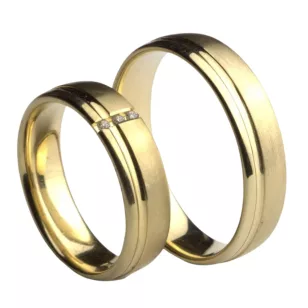 A50565-S Brisbane yellow gold wedding band